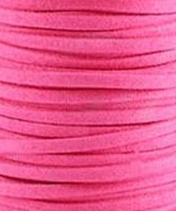 Faux suede 3mm Roze