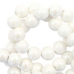Kralen keramiek 10mm White