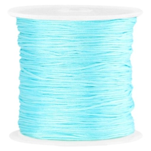 MACRAMÉ SATIJNDRaAAD 0.8MM Aquamarine blue