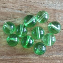 Glaskralen groen 10mm