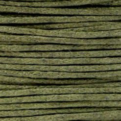 Waxkoord 1.0mm Army green (1M)