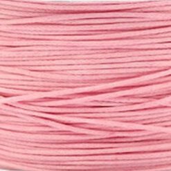 Waxkoord 1.0mm roze (1M)
