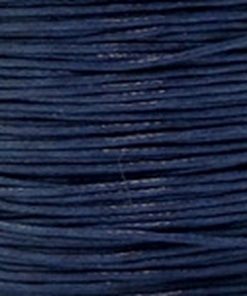 Waxkoord 1.0mm Donkerblauw (1M)