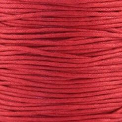 Waxkoord 1.5mm rood (1M)