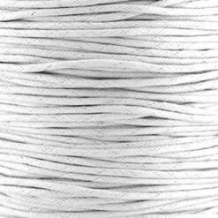 Waxkoord 2.0mm Wit (1M)