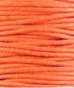 Waxkoord 2.0mm Oranje (1M)