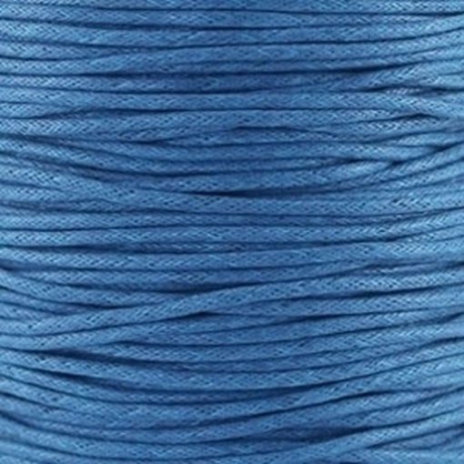 Waxkoord 0.5mm Blauw (1M)