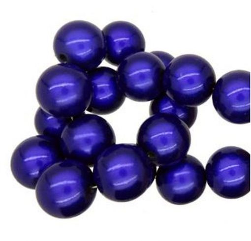3D Miracle beads rood 6mm Kobalt blauw