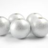 Houten Kralen Wit glans 10mm