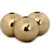 RVS ronde gouden kralen 3mm (10 stuks)
