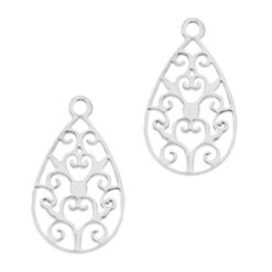 Bohemian bedel druppelvorm 16x9mm