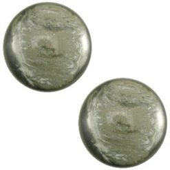 Polaris cabochon 7mm Jais Agave green