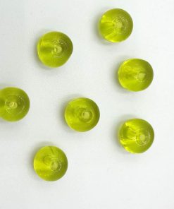 Glaskralen groen 8mm rond
