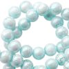 8 mm acryl kralen 8 mm acryl kralen marble pearl Haze blue Haze blue