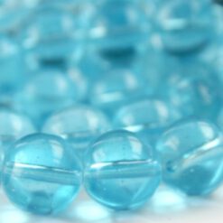 Glaskralen Aqua met glans 12mm