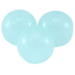 Glaskralen blauw Turquoise opaal 8mm
