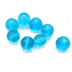 Glaskralen Turquoise 8mm