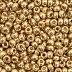 Miyuki rocailles 6/0 Duracoat galvanized champagne 6-4204