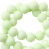 8mm acryl kralen matt Lime green
