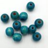 Houten kralen groen 9mm