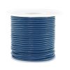 DQ Leer rond 2 mm Navy blue