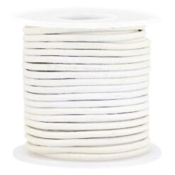 Leer wit rond 2mm