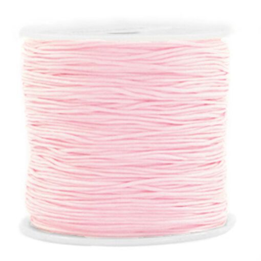 Macramé draad 0.8mm Light pink