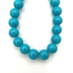 Glaskralen Turquoise 8mm