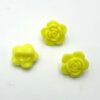 Acryl kraal bloem Geel 7x14mm