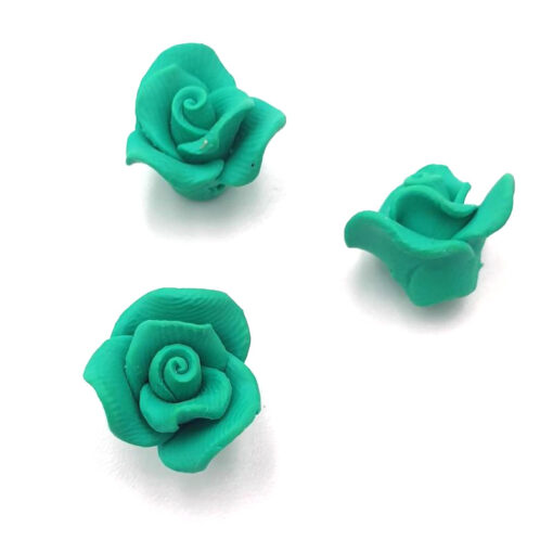 Fimo kraal roos Groen10mm