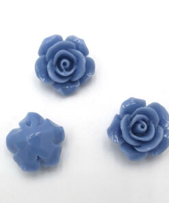 Acryl kralen bloem Blauw 15mm