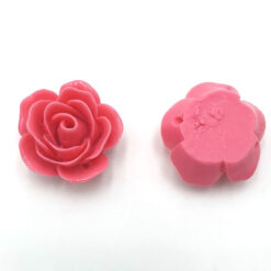 Acryl kraal bloem Roze 23mm
