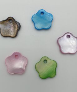 Schelp kralen bloem 12mm