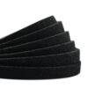Suède DQ plat 5mm Zwart (per meter)
