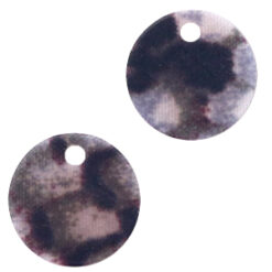 Resin hangers rond 12mm snake mat Brown-grey