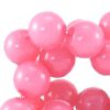 Acryl kralen licht roze 10mm