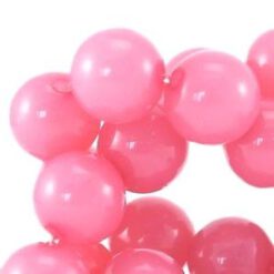 Acryl kralen licht roze 10mm