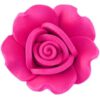 Fimo kraal roos Fuchsia roze 15mm