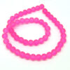 Glaskralen Roze neon 10mm