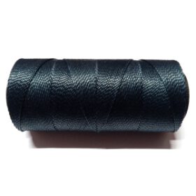 Braziliaans polyester waxkoord Navy blue 1mm