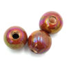 Keramiek kralen Rood met olieglans 16mm