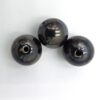 Keramiek kralen Antraciet met olieglans 12mm