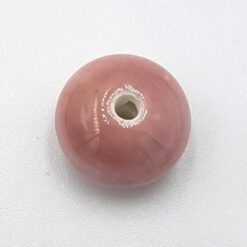Keramiek kralen Vintage roze disc 12x8mm