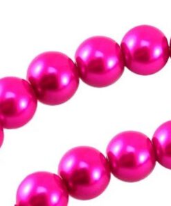 DQ Glasparels 8mm Fuchsia