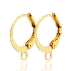 rvs oorhangers met oog Goud