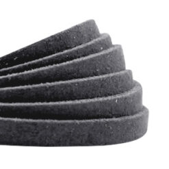 Suède DQ plat 5mm Sand (per meter)