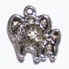Bedel Olifantjes 18x15mm Antiek Zilver