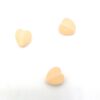 Acryl hartje mat Peach 9mm