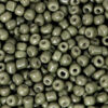 Glaskralen Rocailles 8/0 (3mm) Khaki green