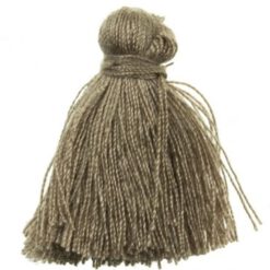 Kwastjes 25mm Taupe